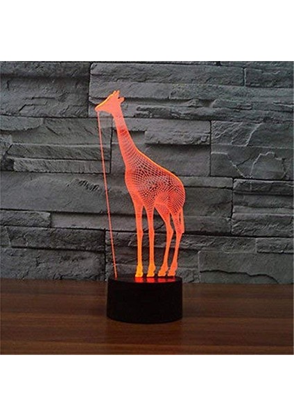Zürafa 3D Gece Lambası Masa Masa Optik Ebeveyn (Yurt Dışından) fırsatları