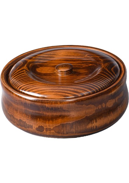 Ahşap Kase Tahıl Kaleci Dekoratif Katı Ahşap Yeniden Kullanılabilir Salata Karıştırma Kasesi 23CMX7.5CM (Yurt Dışından)