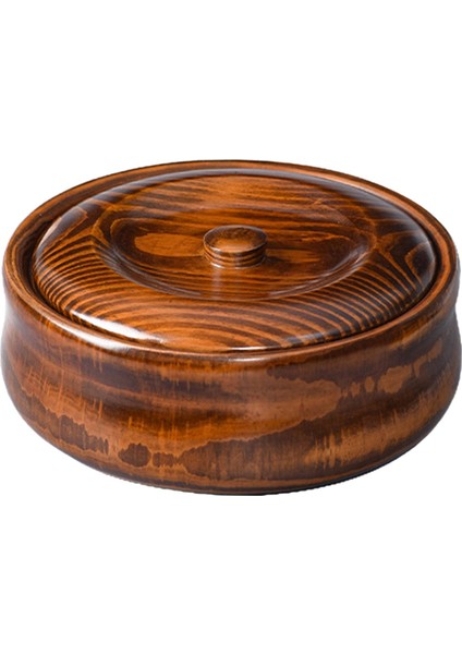 Ahşap Kase Tahıl Kaleci Dekoratif Katı Ahşap Yeniden Kullanılabilir Salata Karıştırma Kasesi 23CMX7.5CM (Yurt Dışından)
