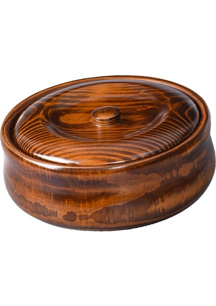 Ahşap Kase Tahıl Kaleci Dekoratif Katı Ahşap Yeniden Kullanılabilir Salata Karıştırma Kasesi 23CMX7.5CM (Yurt Dışından)