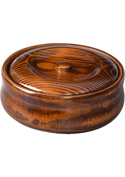 Ahşap Kase Tahıl Kaleci Dekoratif Katı Ahşap Yeniden Kullanılabilir Salata Karıştırma Kasesi 23CMX7.5CM (Yurt Dışından)