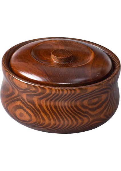 Ahşap Kase Tahıl Kaleci Dekoratif Masif Ahşap Yeniden Kullanılabilir Salata Karıştırma Kasesi 16CMX7.5CM (Yurt Dışından)