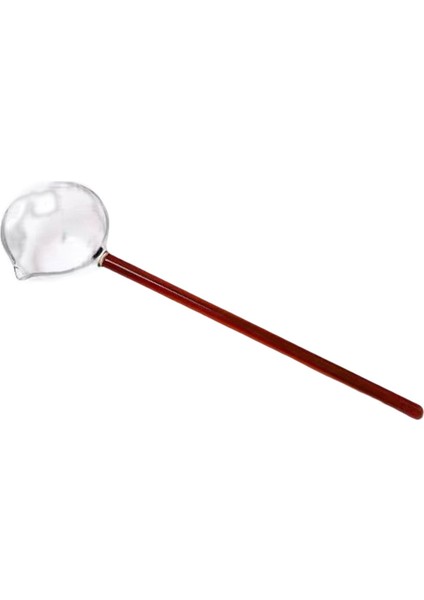 Kaşık ve Kırmızı Servis Yapan Büyük Çorba Kepçe Kaşığı (Yurt Dışından)