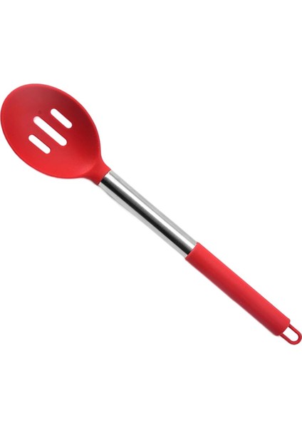 Mutfak Servis Kaşık Bpa Ücretsiz Gıda Sınıfı Yemek Kaşığı Restoran Bar Kırmızı Oluklu Kaşık (Yurt Dışından) fiyatları