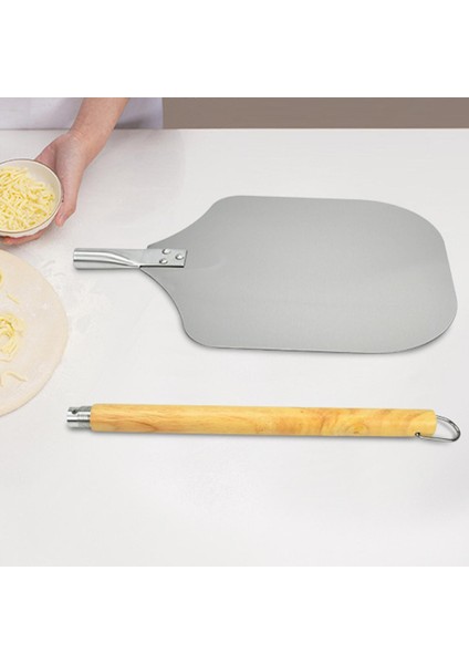 Çok Işlevli Paslanmaz Çelik Pizza Kabuğu 38.4cm Uzunluğunda Ekmek Hamur Işi (Yurt Dışından)