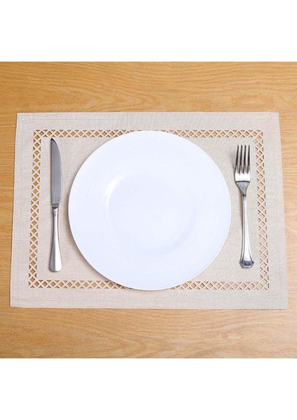 Ofis Içecekleri Için Kare Placemat Kaymaz Dokuma Fincan Tutucu Ped (Yurt Dışından)