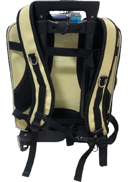 Kedi Köpek Kapsüllü Çekçekli Valiz Bej indirimleri