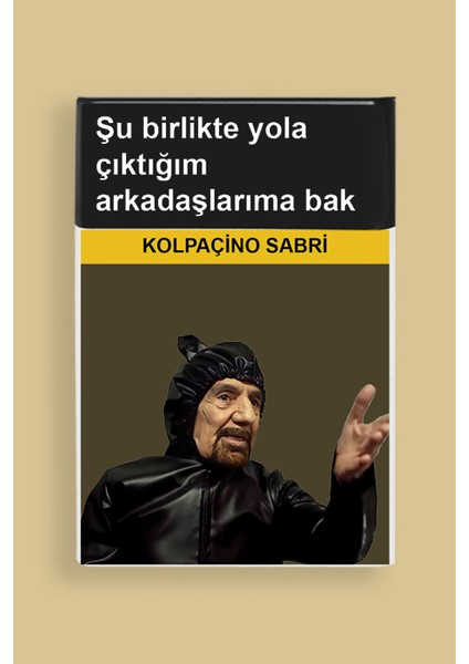 Sabri Abi Kolpaçino Standart Sigara Tabakası Kutusu