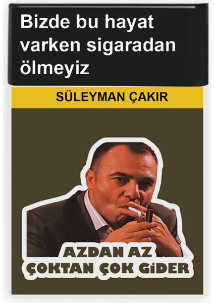 Süleyman Çakır Kurtlar Vadisi Standart Sigara Tabakası Kutusu