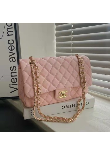 Basit Moda Eşkenar Dörtgen Küçük Tarzı Omuz Askılı Çanta (Yurt Dışından)