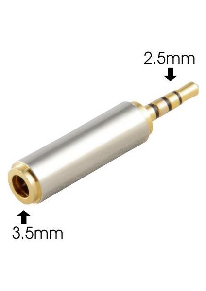 3.5 mm 2.5 mm Jack Çevirici 3 Çizgi 4 Boğum 3.5 mm 2.5 mm Çevirivi 3.5 mm Kualklık Mikrofon 2.5 mm Çevirici