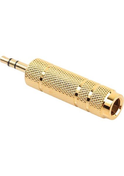 Erkek 3.5 mm Dişi 6.3 mm Metal Jack Gold Gitar Jack 3.5 mm Jack Çevirivi 6.3 mm Dişi 3.5 mm Erkek Jack fiyatları