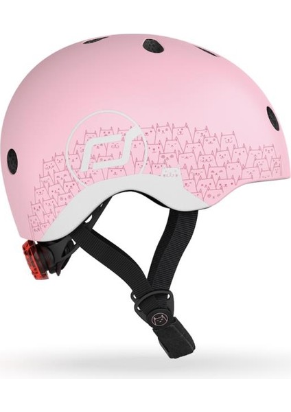 Scoot And Ride Helmet Reflective Bebek Kaskı Xxs-S Pembe 181206-96496