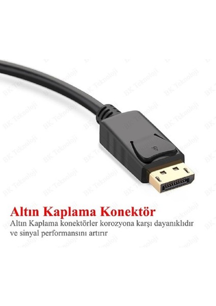 Güven Sitem Dısplay Port To VGA Çevirici Dönüştürücü Adapter