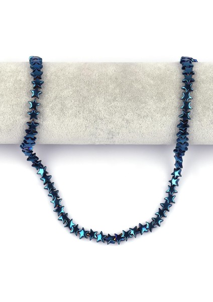 Gold Renk Hematit Doğal Taş Dizi 6 x 6 Yıldız Model fiyatları