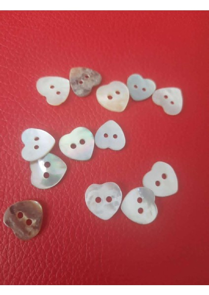 Sedef Kalp Düğme 1 Paket5 Adet fiyatları