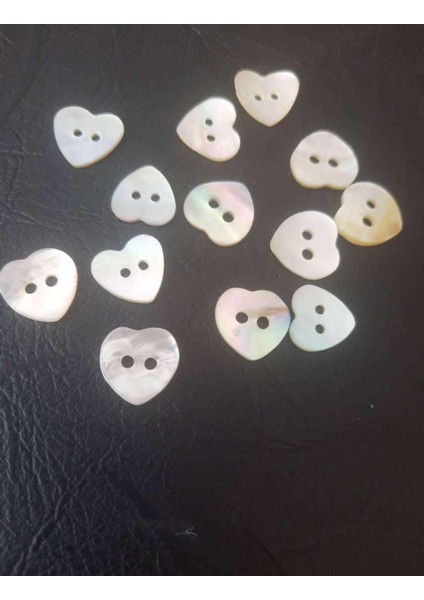 Sedef Kalp Düğme 1 Paket5 Adet modelleri