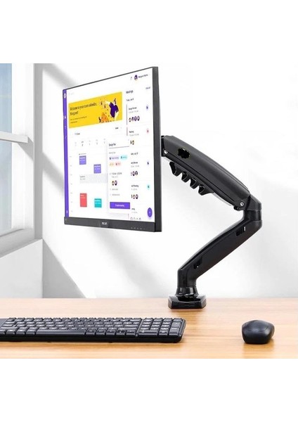 19'' Inç LCD LED Monitör Masa Üstü Full Hareketli Askı Aparatı