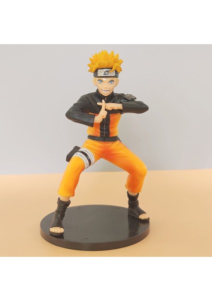 Naruto El Yapımı Girdap Naruto Bayrağı Ahşap Kaka Xi Sasuke Kutulu Model Dekorasyon (Yurt Dışından)