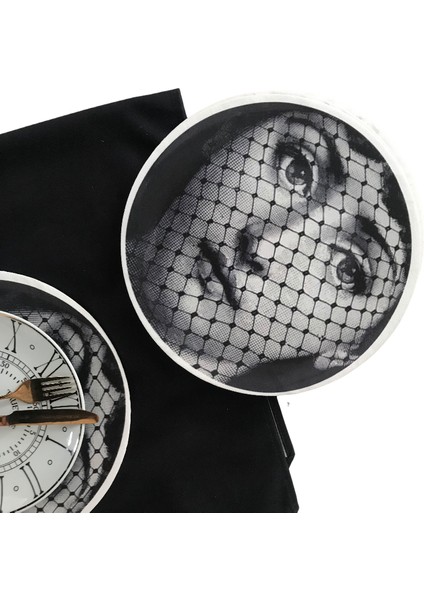 Fornasetti Peçeli Kız Amerikan Servis, Kumaş Supla