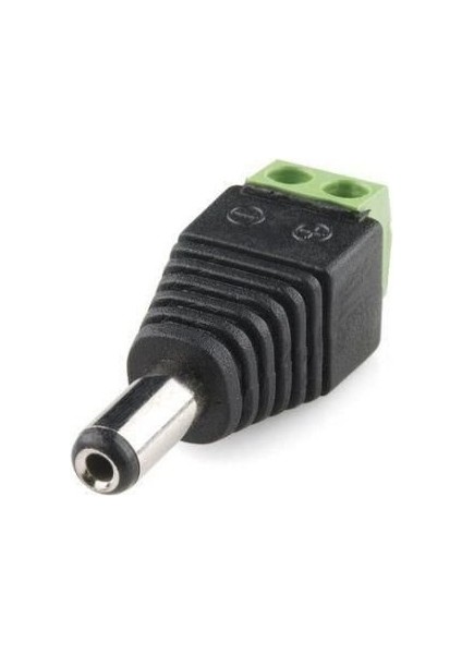 Klemens Girişli Dc Barrel Jack (5.5x2.1mm) - Erkek