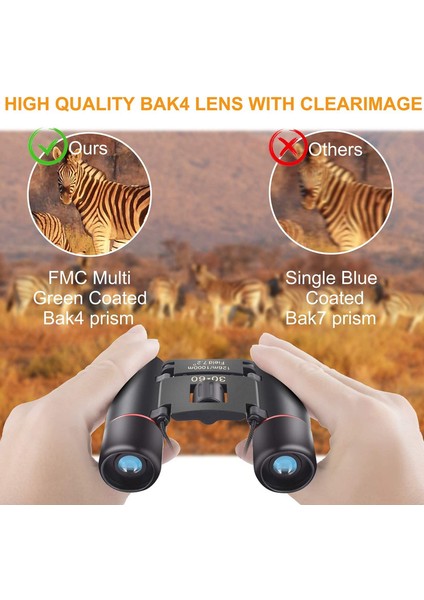 1 Adet Küçük Dürbün Kompakt Yetişkinler Çocuklar İçin Mini Dürbün Siyah 30 X 60 (Yurt Dışından) indirimleri