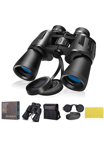 1pc Kompakt Su Geçirmez Dürbün Çantalı Ve Askılı Bonus Standart Konfigürasyon Siyah 20x50 Cm(Yurt Dışından)