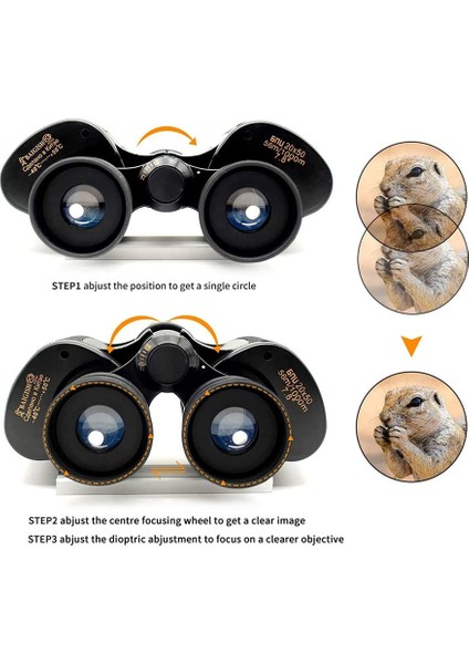 1 Adet Düşük Işıkta Gece Görüşlü Dürbün Su Geçirmez Dayanıklı Ve Şeffaf Bak4 Prizma Fmc Lens 20x50 Cm(Yurt Dışından) fiyatları