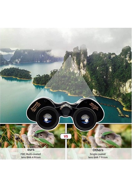 1 Adet Düşük Işıkta Gece Görüşlü Dürbün Su Geçirmez Dayanıklı Ve Şeffaf Bak4 Prizma Fmc Lens 20x50 Cm(Yurt Dışından) modelleri