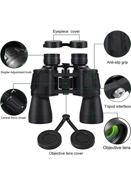 1pc Yetişkinler Ve Çocuklar İçin Gece Görüşlü Ve Gündüz Görüşlü Dürbün Standart Konfıgürasyon 20x50 Cm(Yurt Dışından) fırsatları