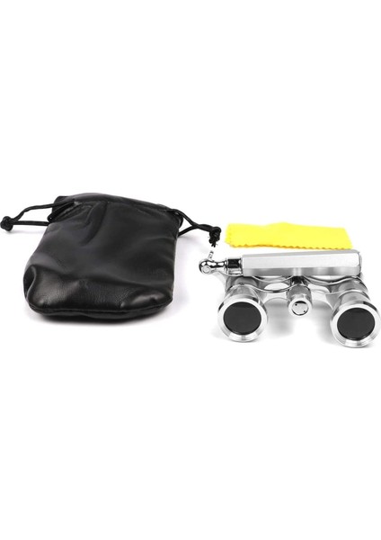1 Adet Gözlük Dürbünü Mini Dürbün Kompakt Hafif Katlanabilir Saplı Gümüş 3x25 Cm (Yurt Dışından) indirimleri