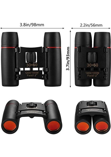 1 Adet Çocuklar İçin Hafif Mini Dürbün Kuş Gözlemciliği Cep Dürbünü 30 X 60 (Yurt Dışından) fiyatları