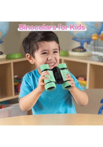 1 Adet Çocuklar İçin Dürbün Yüksek Çözünürlüklü Su Geçirmez Optik Dürbün 4x30 Cm Desenli Mavi-Mavi (Yurt Dışından) modelleri