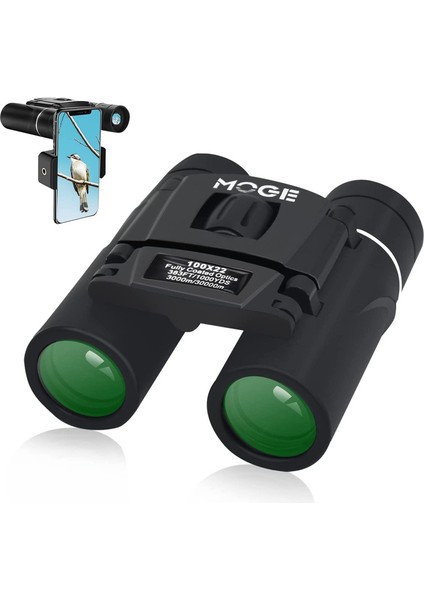 1 Adet Sadece Dürbün Geniş Görüş Yüksek Güçlü Su Geçirmez Küçük Dürbün Siyah 100x22 (Yurt Dışından)