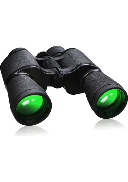 1pc Yüksek Güçlü Dürbün Düşük Işıkta Net Görüş Sağlayan Kompakt Dürbün Su Geçirmez Siyah 20x50 Cm(Yurt Dışından)
