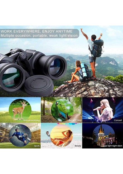 1pc Yüksek Güçlü Dürbün Telefon Klipsli Standart Konfigürasyon Siyah 20x50 (Yurt Dışından) indirimleri