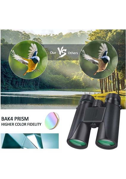 1 Adet Net Zayıf Gece Görüşlü Çatı Prizma Dürbünü Hd Profesyonel Kompakt Dürbün 10x42 (Yurt Dışından) fırsatları
