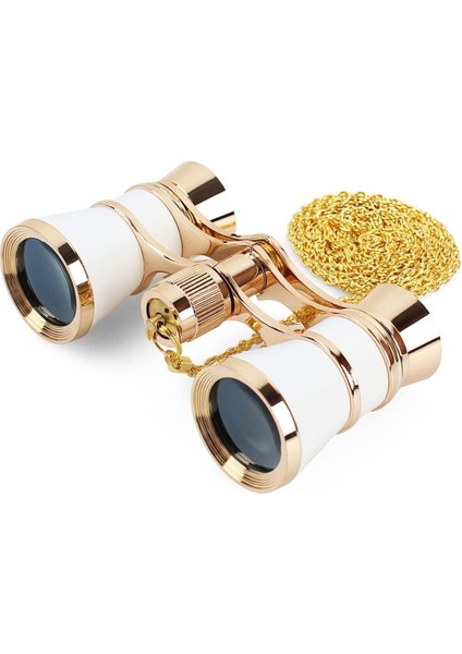 1 Adet Opera Gözlük Dürbünleri Tiyatro Gözlükleri Mini Dürbün Kompakt Zincirli Gümüş Siyah 3x25 Cm (Yurt Dışından) fiyatları
