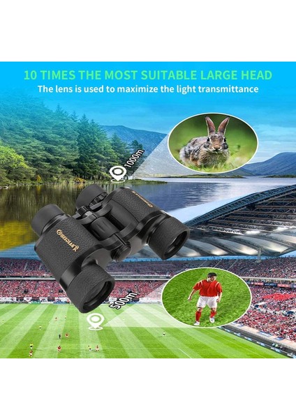 1pc Yetişkinler İçin Hd Dürbün Düşük Işıklı Bak4 Prizma Küçük Dürbün Su Geçırmez 10x40 Cm (Yurt Dışından) modelleri