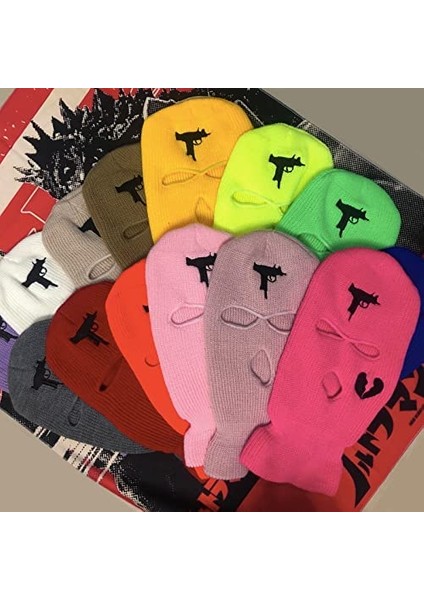 Işlemeli Kayak Maskesi (Pembe 56-58 Cm) (Yurt Dışından) indirimleri