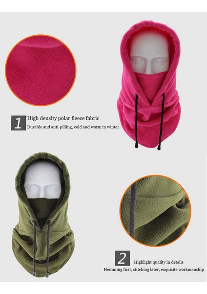 Kışlık Sıcak Tutan Şapka (Bordo) (Yurt Dışından) indirimleri