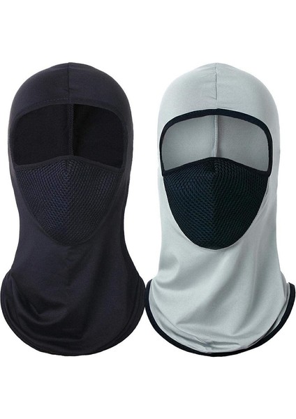 Bisiklet Kaskı 2 Adet Siyah Gri (Yurt Dışından)