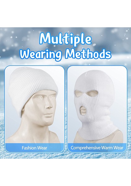 Rüzgar Geçirmez Kapaklı Şapka (Beyaz) (Yurt Dışından) fırsatları