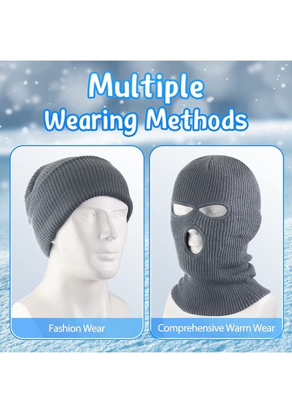 Rüzgar Geçirmez Kapaklı Şapka (Gri) (Yurt Dışından) fırsatları