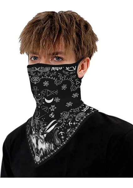 Baskılı Üçgen Eşarp (Model C 36x43 Cm) (Yurt Dışından)