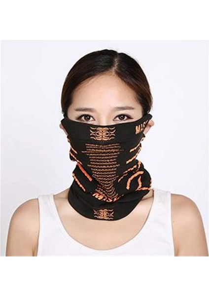 Çok Fonksiyonlu Spor Maskesi (Turuncu) (Yurt Dışından) modelleri