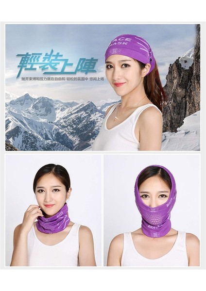 Çok Fonksiyonlu Spor Maskesi (Mor) (Yurt Dışından) modelleri