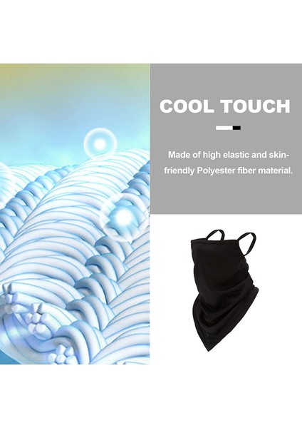 2x Boyun Ve Yüz İçin Üçgen Maskeler (Siyah) (Yurt Dışından) fiyatları