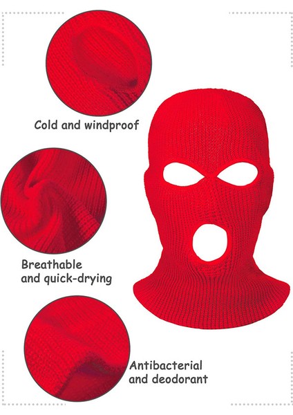 3 Adet Rüzgar Geçirmez Şapka (Sarı+Kırmızı+Siyah) (Yurt Dışından) indirimleri