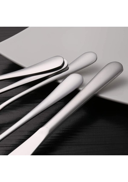 30pcs Paslanmaz Çelik Mutfak Yemek Sofra Seti (Parlak Gümüş) (Yurt Dışından) indirimleri